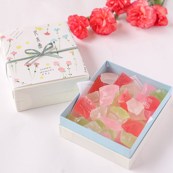 琥珀糖 花水晶1箱【母の日限定パッケージ】 ｜つるおか菓子処木村屋