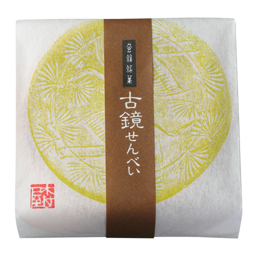 古鏡せんべい 6袋入 ｜つるおか菓子処木村屋オンラインショップ