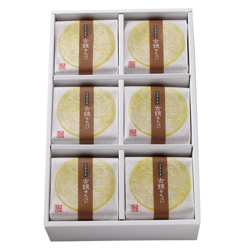 古鏡せんべい 12袋入 ｜つるおか菓子処木村屋オンラインショップ《公式》